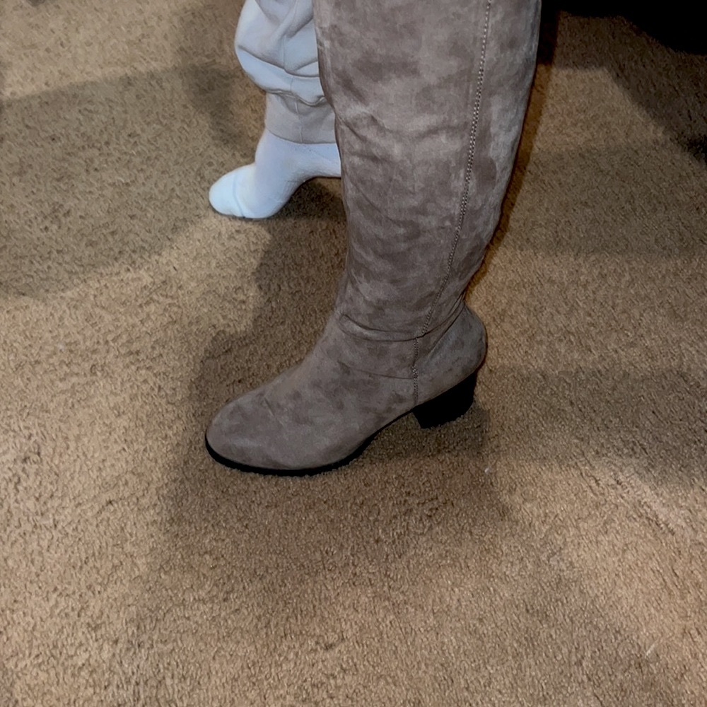Tan Suede Boots
